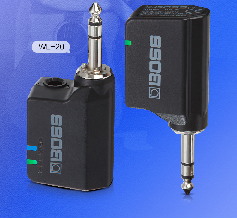 roland罗兰boss吉他贝斯电吹管乐器无线发射器接收器wl20即插即用品质