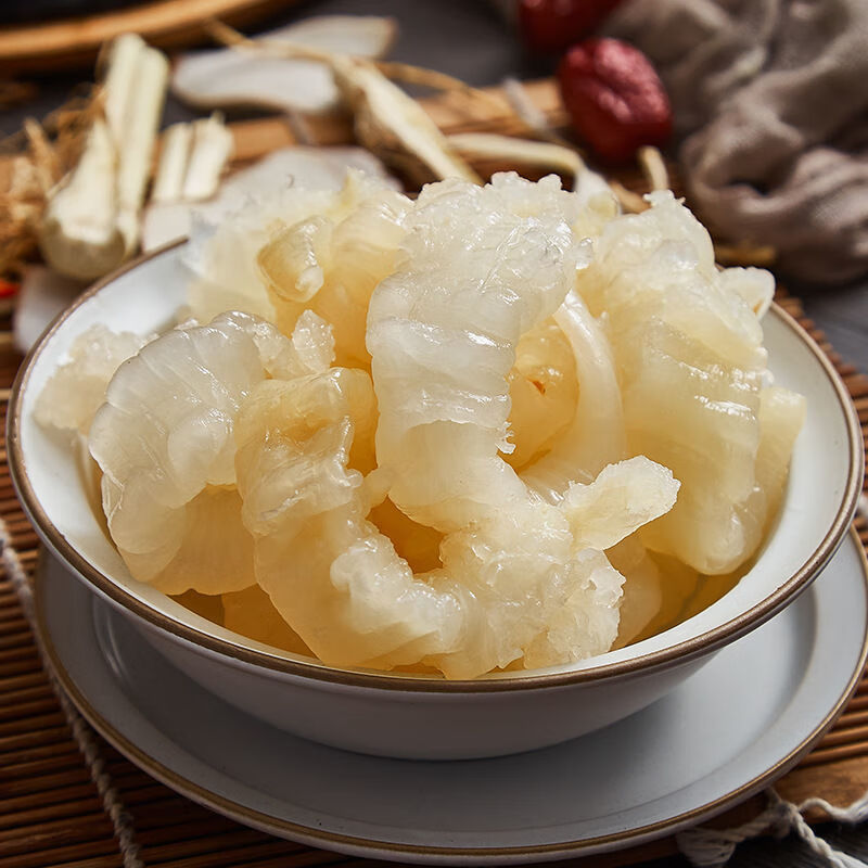 天然新鲜泡发鱼胶花鱼肚鱼鳔水产干货鲍鱼海参佛跳墙食