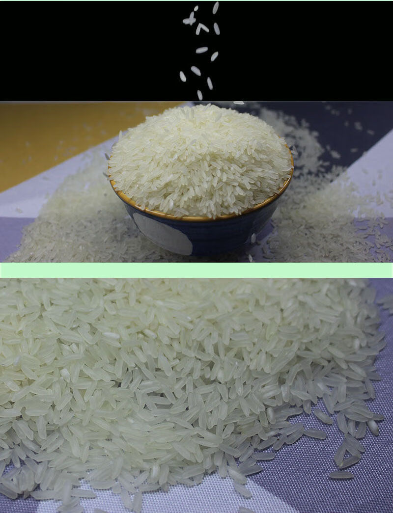 克坦大米长粒丝苗米晚优香丝米10斤安徽淮南特产大米非真空袋装5kg