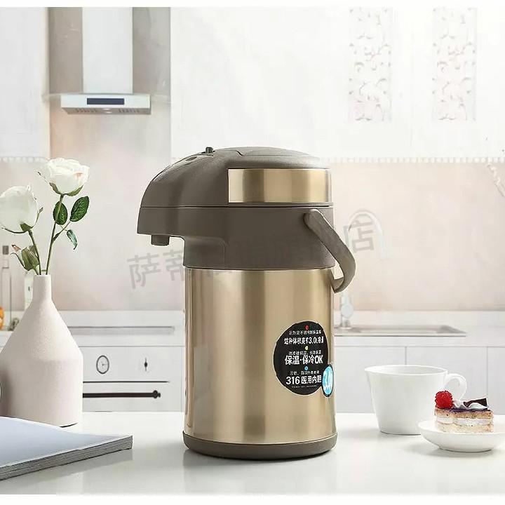 2022新款匡迪保温壶匡迪316不锈钢真空保温壶大容量便携保冷家用暖壶