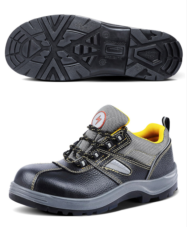 赛纳劳保鞋男士防砸电工鞋绝缘鞋56kv牛皮安全鞋防护鞋定制款非金属防