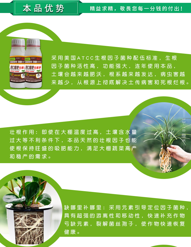 进口菌肥生根多强力生根剂植物通用扦插用生根液快速生根壮苗肥3瓶500