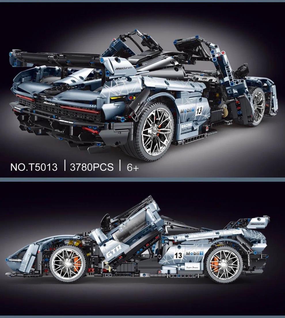 乐高旗舰42123迈凯伦塞纳gtr乐高迈凯伦塞纳gtr跑车玩具成年人高难度