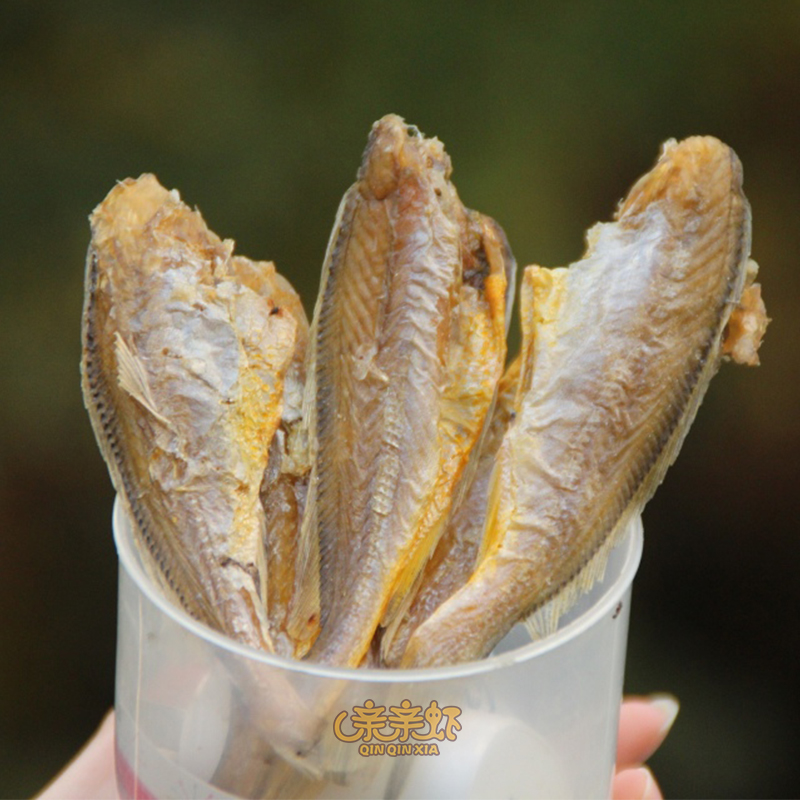 舟山特产香酥小黄鱼干500g即食海鲜零食干货黄鱼酥烤小黄鱼黄花鱼嚼劲