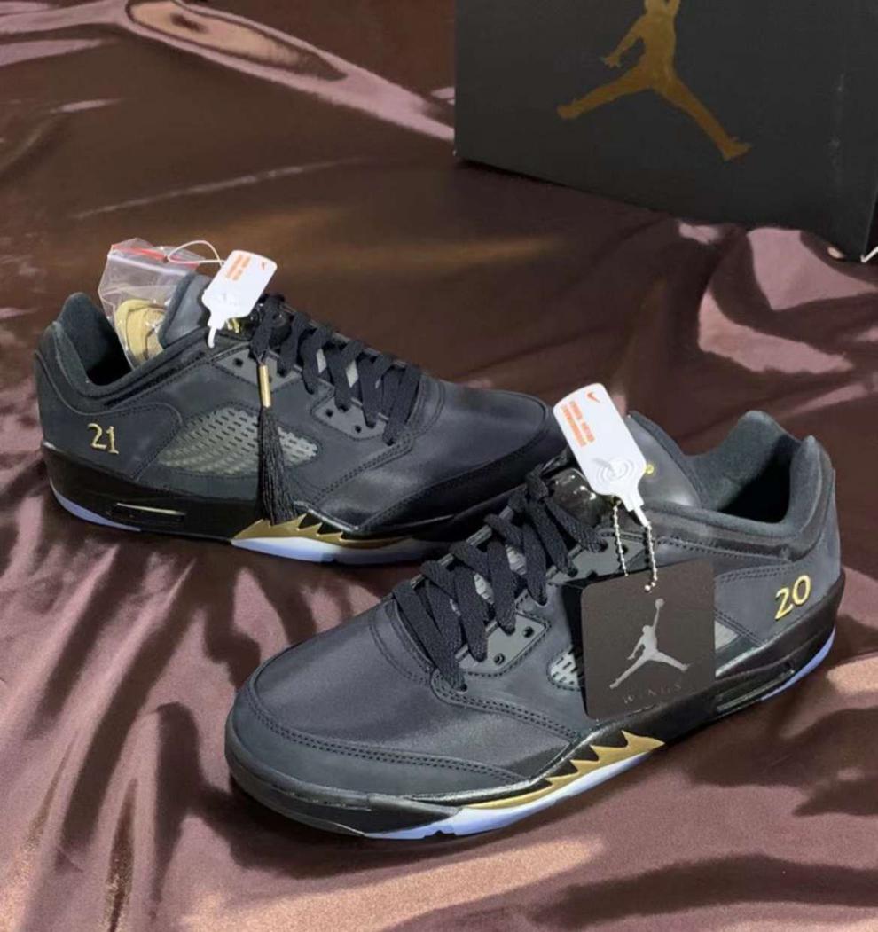 pkag【莆田纯原】新款aj5低帮气垫篮球鞋男防滑耐磨百搭跑步鞋场地鞋