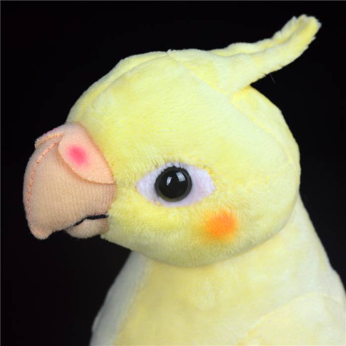 鹦鹉玩偶 玄凤鹦鹉毛绒小鹦鹉仿真动物玩偶女孩礼物礼品 灰色 从头到