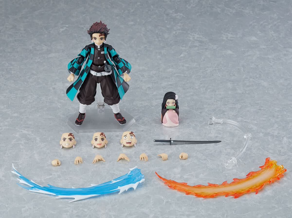 万代(bandai)鬼灭之刃手办灶门炭治郎祢豆子可动公仔模型周边玩具生日