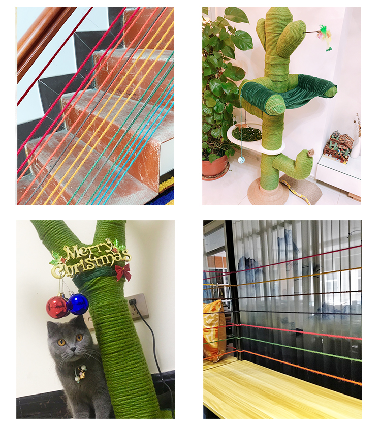 麻绳手工粗彩色麻绳手工diy幼儿园环创复古装饰染色细绿绳子6毫米50米