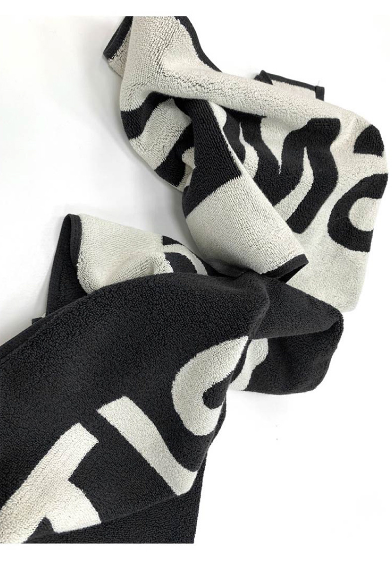 gosh毛巾itisme纯棉吸汗运动毛巾健身房加厚加长瑜伽跑步擦汗男女字母