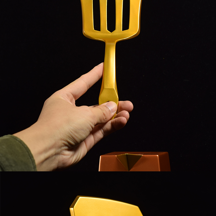 定制lol云顶之弈金铲铲实物金铲铲之战模型男孩儿童玩具金色首批预订