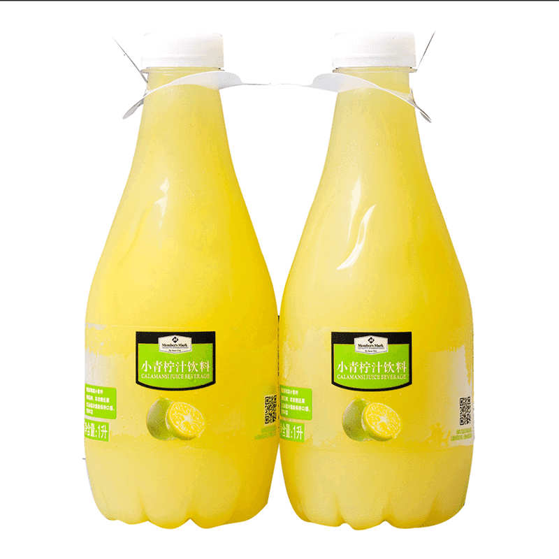山姆会员超市小青柠汁饮料酸甜爽口1l一瓶