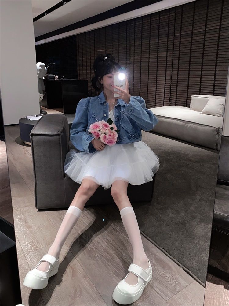 亚百鹿新品即膝白色长袜袜子女中筒袜透明白色小腿丝袜jk长筒袜夏季薄