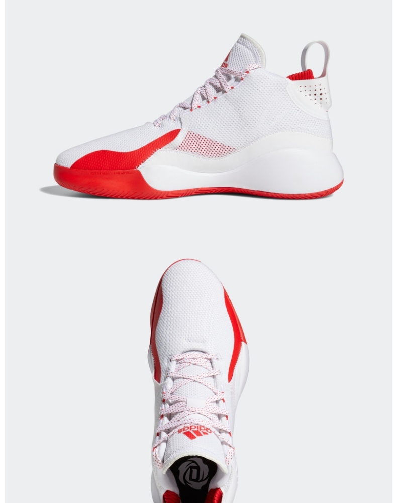 adidas阿迪达斯官网罗斯7732020男子篮球运动鞋fx7120白红fx712047290