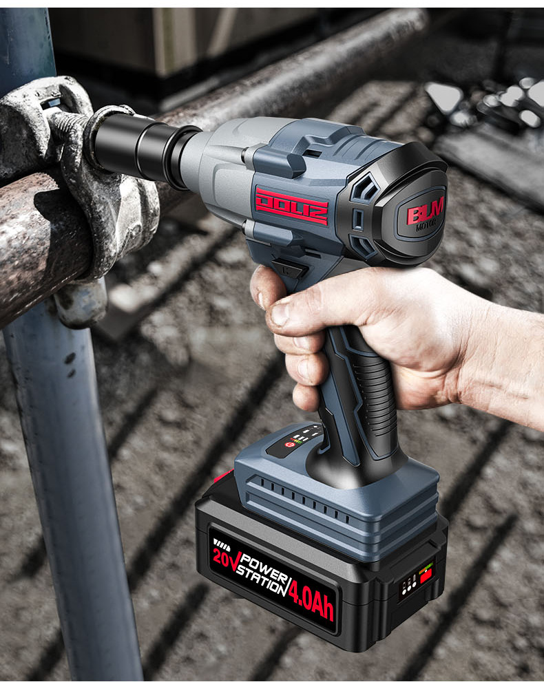 多利仕无刷电动扳手大扭力冲击锂电扳手架子工木工汽修