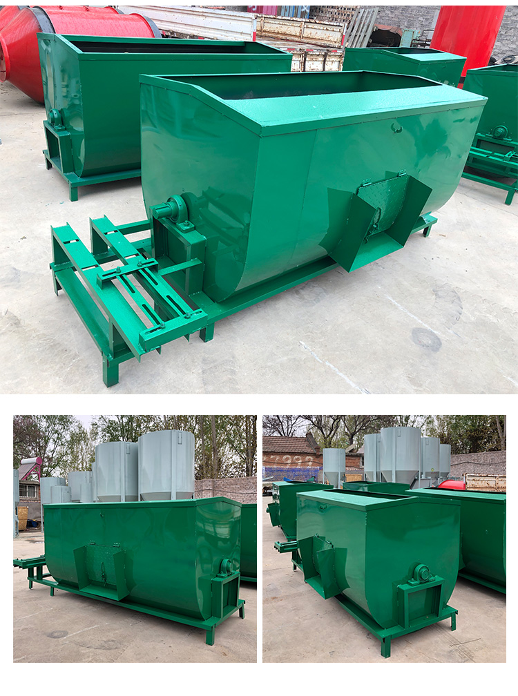 新升级牛羊草料搅拌机 饲料搅拌机小型卧式搅拌罐牛羊草料养殖拌草机