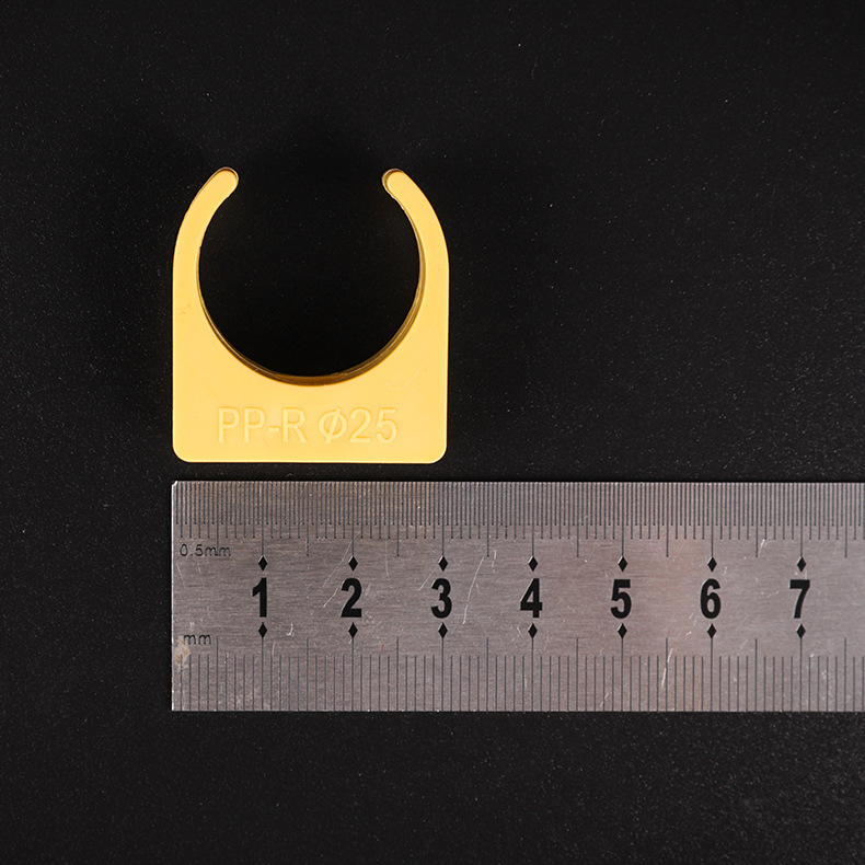 ppr管卡管夹管件202532固定卡扣卡u型加厚塑料管水管配件16u型卡白色