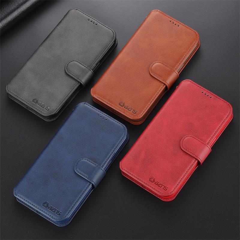 纽为 苹果13手机翻盖壳牛皮13pro max高档老人皮套13mini折叠13pro