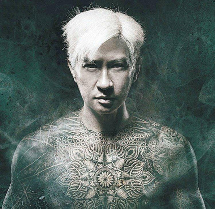 风离痕新品过肩龙纹身贴过肩龙防水纹身贴古惑仔陈浩南披肩龙整条花臂