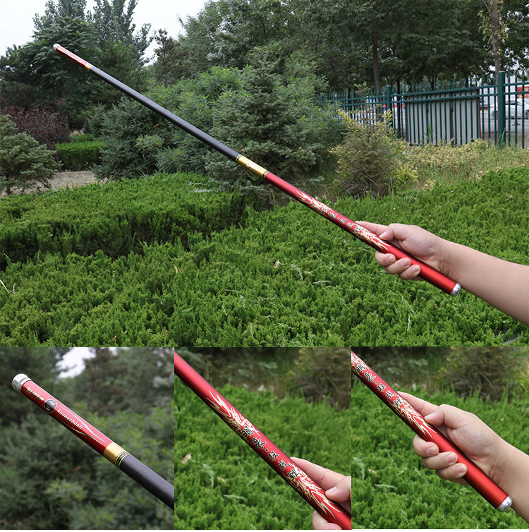 狂战鲤鱼竿台钓竿轻硬碳素钓鱼竿28偏20调鱼竿渔具套装音然i狂战鲤63