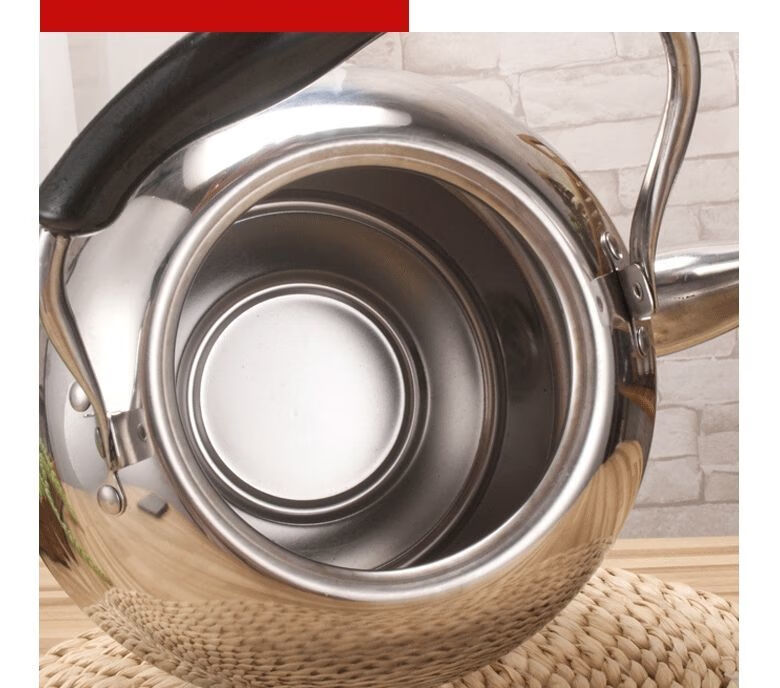 304不锈钢烧水壶食品级家用茶壶加厚电磁炉大容量鸣笛煤燃开水壶7l201