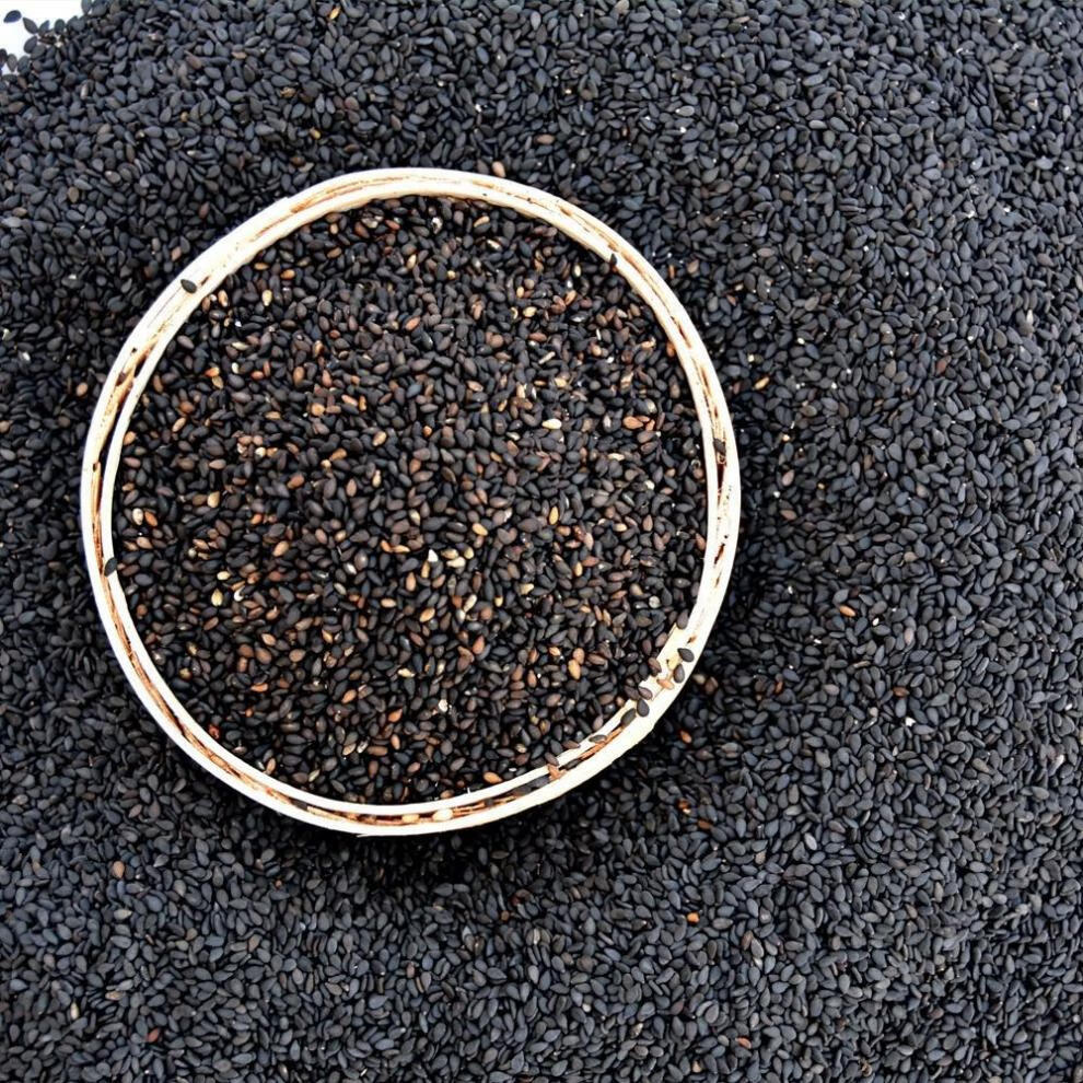 上海可发黑芝麻粒食用熟黑芝麻100克500克炒熟芝麻生黑芝麻即食免洗