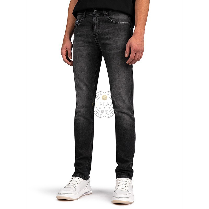 【中秋好礼】【部分码数预售】versace范思哲男装裤子男士经典款黑