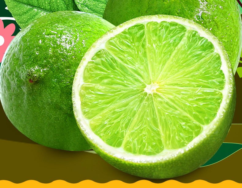 青樱红荔海南青柠檬10斤一级香水小青柠新鲜酸水果整箱皮薄多汁香水青