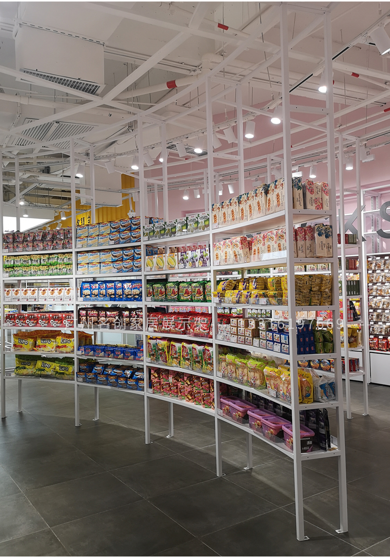 kkv货架 kkv直播展厅精品饰品文具货架玩具展示架食品宠物店潮玩盲盒