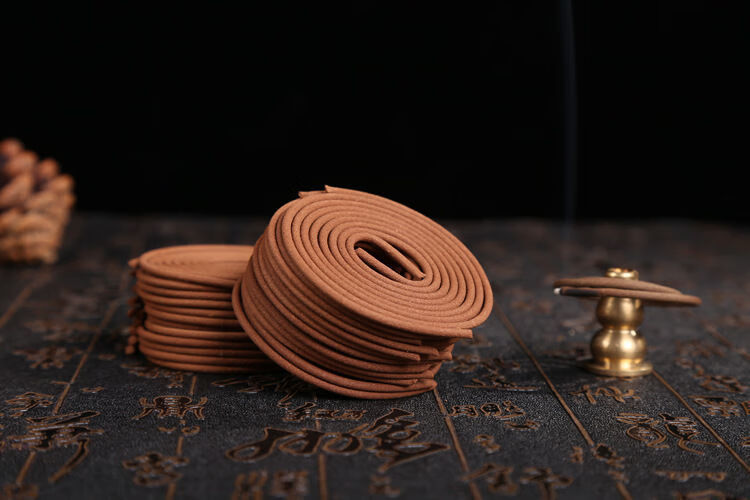 精选好礼180盘檀香盘香驱蚊香薰家用室内卧室沉香熏香卫生间去味净化