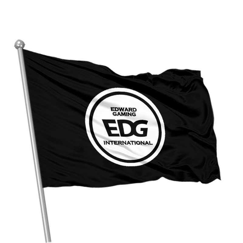 edg电竞大旗队旗定制rng旗帜应援t1战队lpl旗edg战旗 rng支持定做 edg