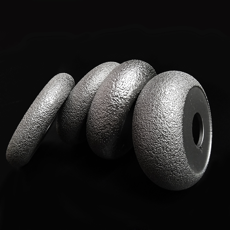 金刚石磨边轮磨头角磨机圆边磨轮瓷磁砖云石材打磨片玻璃磨盘钎焊