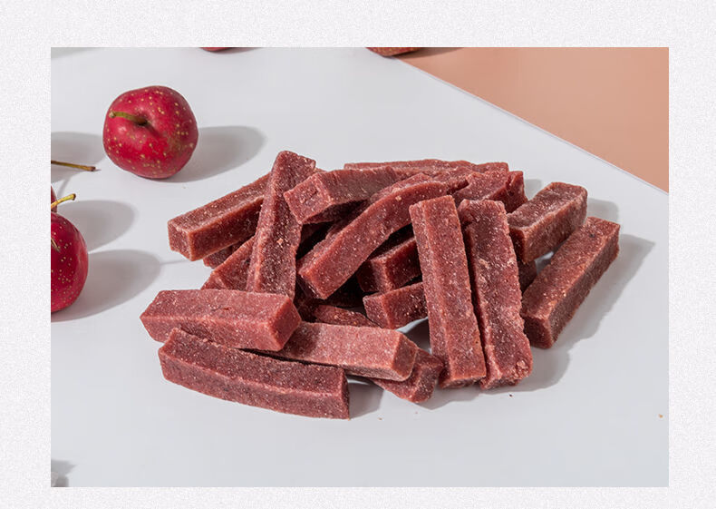 条健康营养美味鲜果打浆山楂零食 蓝莓山楂条1斤 陈皮山楂条1斤【图片