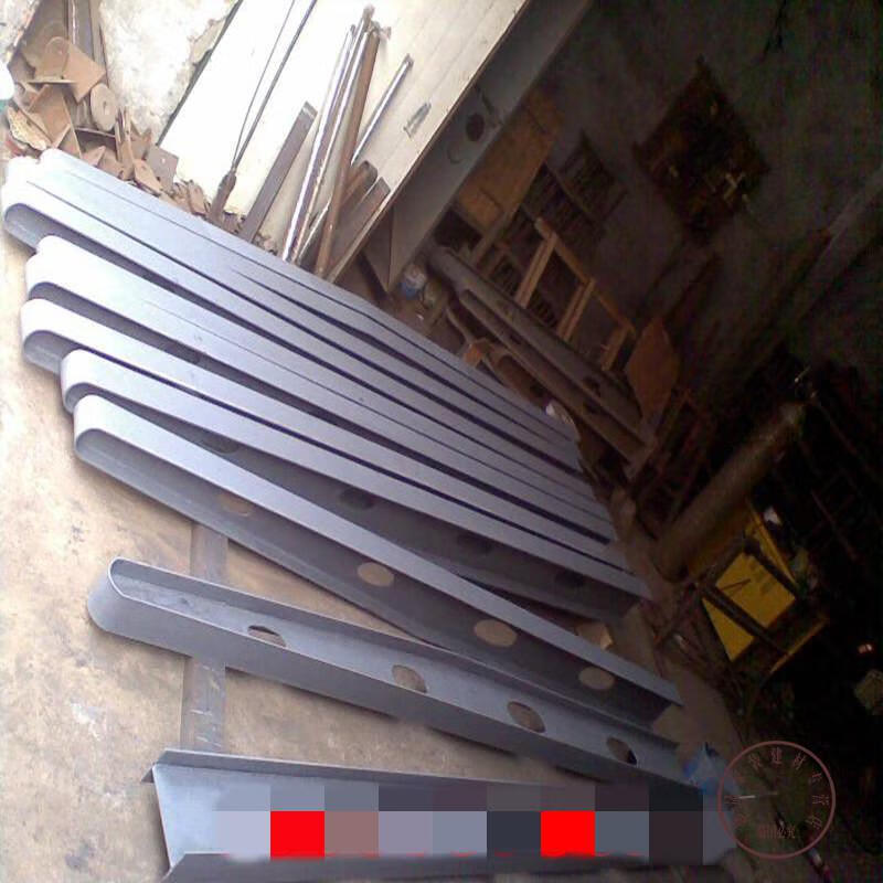 定制满焊雨棚钢梁玻璃牛腿支架th型钢结构停车挑梁不锈钢幕墙爪件60cm