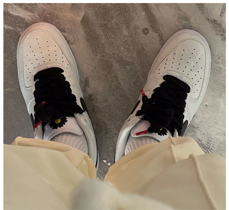 适配耐··克权志龙小雏菊鞋带 空军一号af1刮刮乐反系gd联名2.