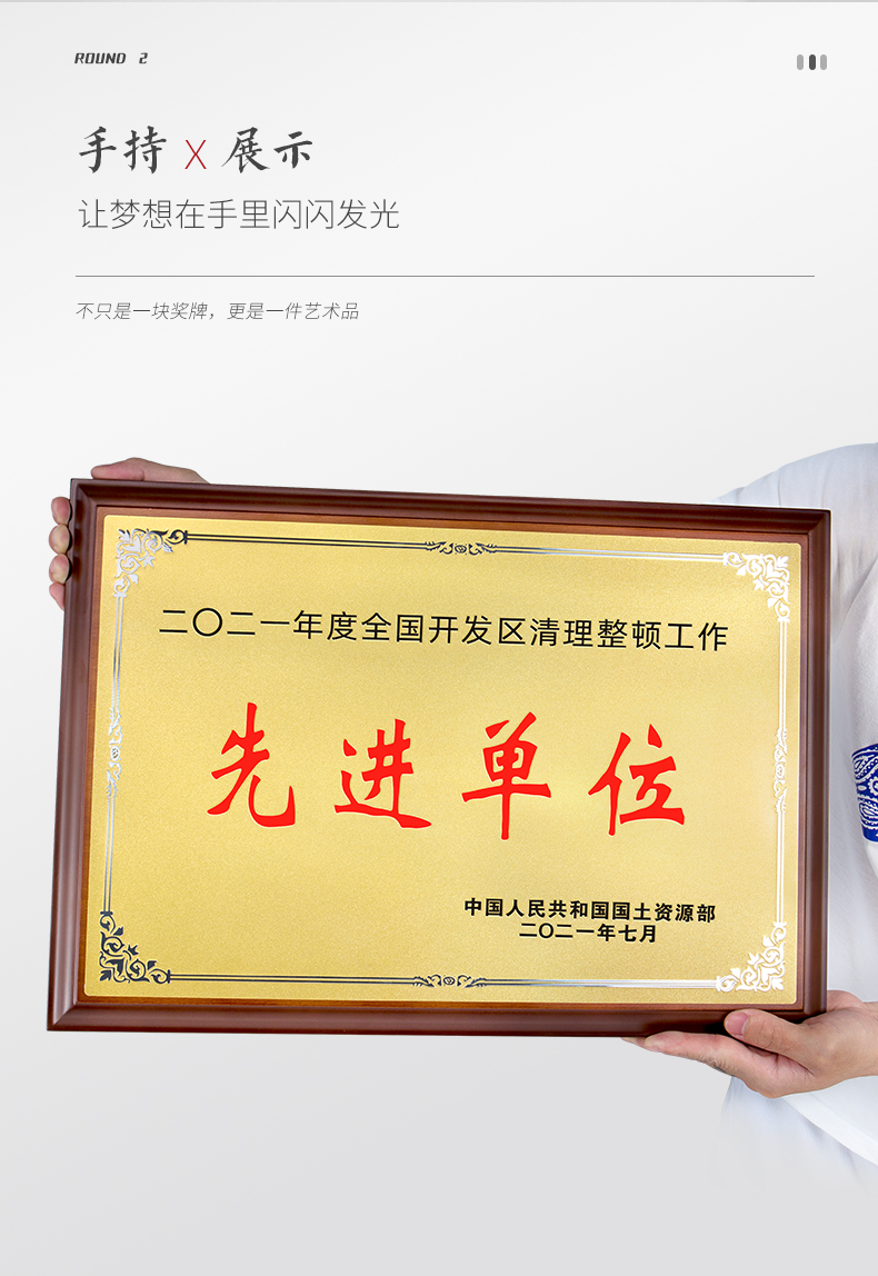 fgacct 战略合作伙伴牌匾 箔奖牌定制定做授权牌荣誉牌挂牌战略合作