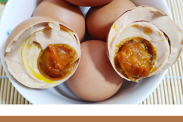 正宗流油麻酱鸡蛋天津蓟县州发货农家红泥腌制五香麻酱咸鸡蛋 20枚(麻