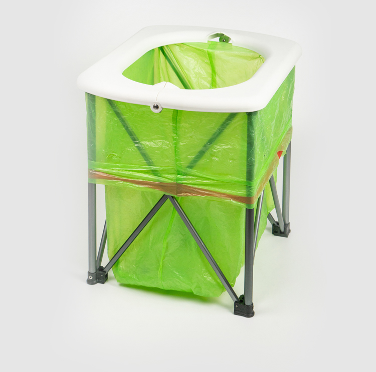 兄弟捷登brs-94多功能折叠马桶户外便携移动厕所应急马桶垃圾桶折叠