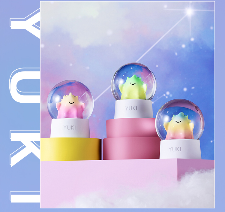 yuki水晶球yuki盲盒水晶球系列潮流摆件创意玩具礼物可爱娃 整盒(整盒