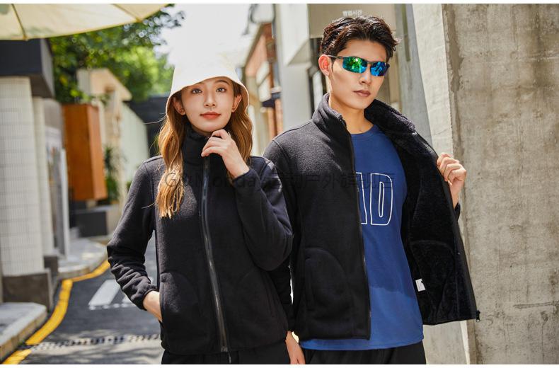 捡漏特价户外抓绒衣男女保暖珊瑚绒摇粒绒外套冲锋衣内胆logogmonday