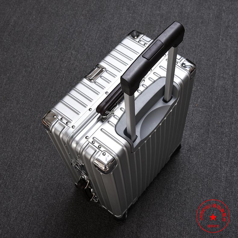 saenn polo行李箱全金属拉杆箱旅行箱24英寸密码箱子小型20英寸登机箱