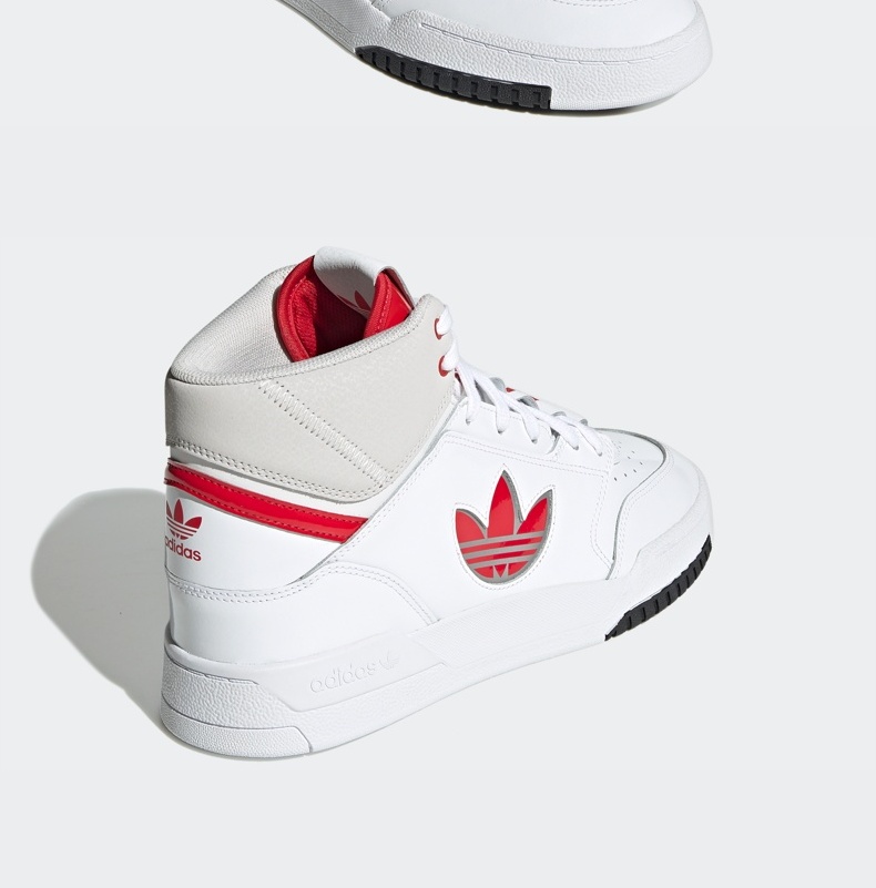 阿迪达斯官网 adidas 三叶草 drop step xlt 男女经典运动鞋fx7685 白