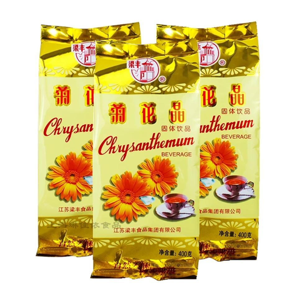 梁丰菊花晶菊花茶400g包袋装泡水颗粒固体饮料菊花晶400克1包拍3发4