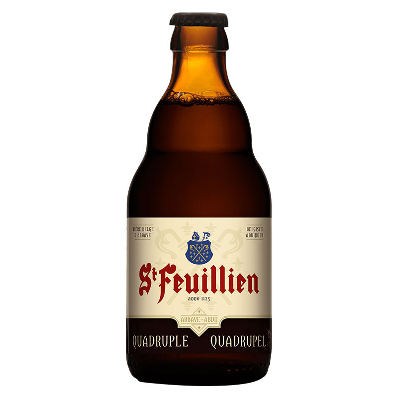 新品比利时进口啤酒 精酿啤酒st-feuillien圣佛洋四料啤酒330ml*6