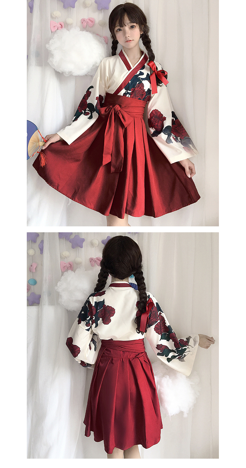 exemaba 原创洛丽塔连衣裙汉服女汉元素改良学生魏晋仙气古风lolita