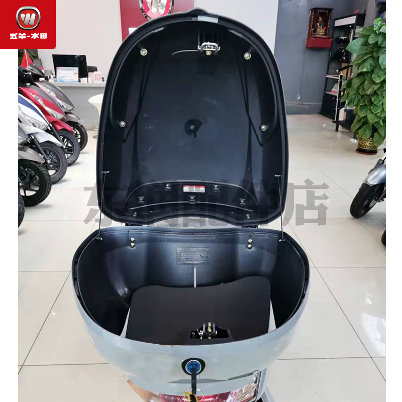 适配五羊本田摩托车nx125水泥灰色尾箱nbx100后备箱原装睿御110置物箱