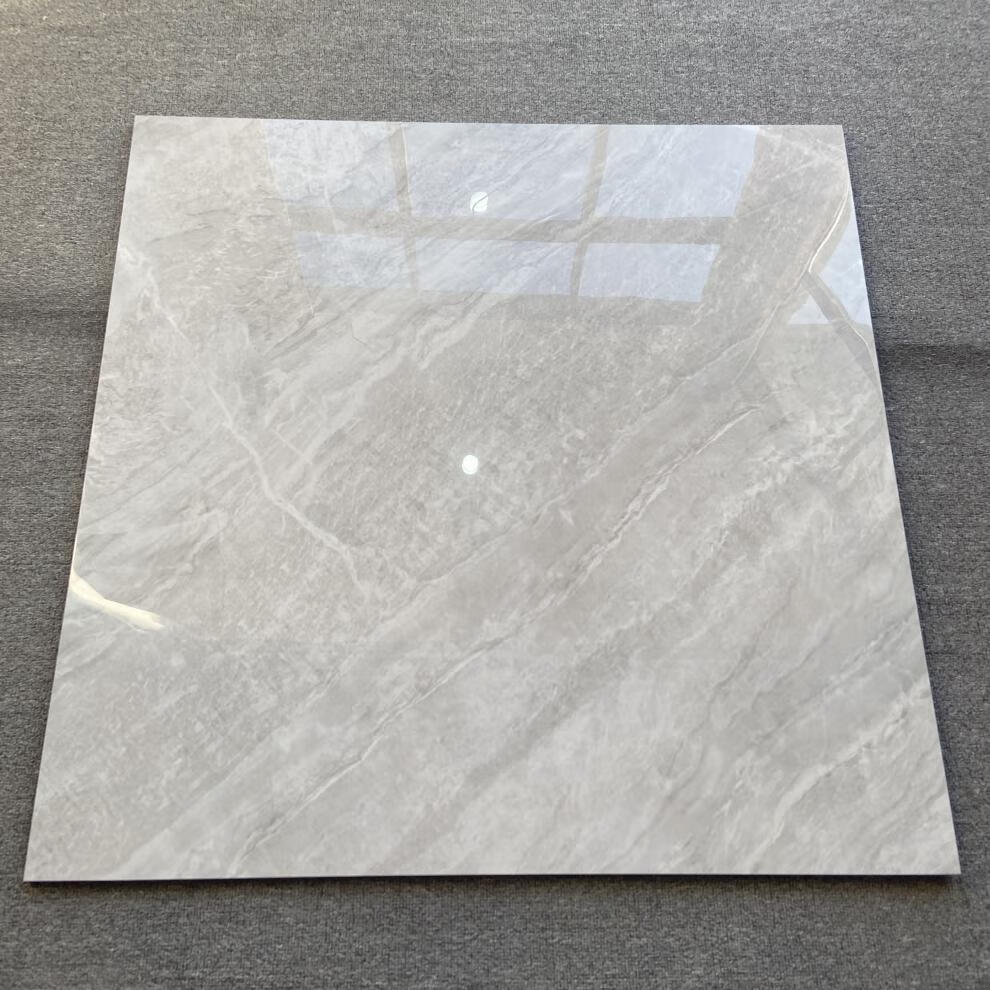灰色通体大理石800x800瓷砖客厅卧室滑地板砖抛釉微晶全瓷地砖云朵拉