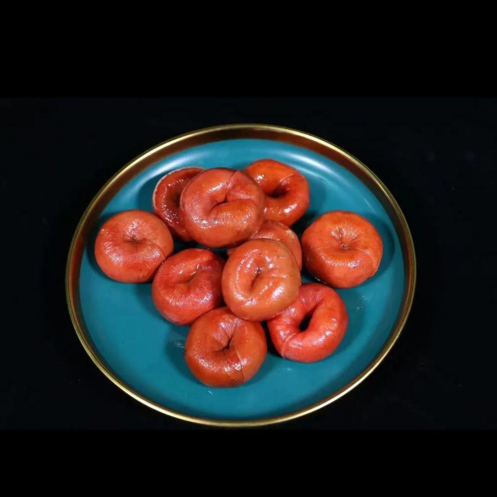 内蒙古草原圈圈肠网红套肠圈圈肠抖音吃播同款熟食现做现发250g 圈圈