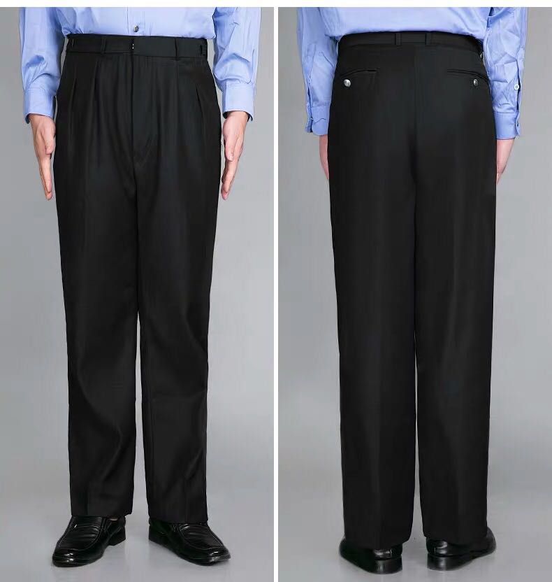 巡防交通警工装裤男保安工作服保安制服春秋薄款裤子交通西裤物业执勤