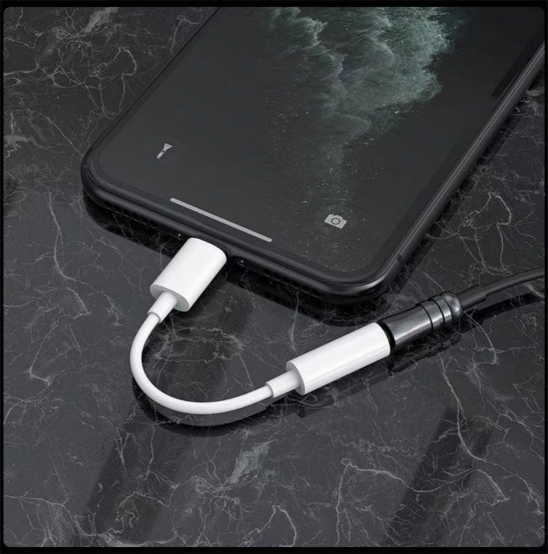 加米 适用于苹果耳机转接头二合一充电器转换器lighting转3.