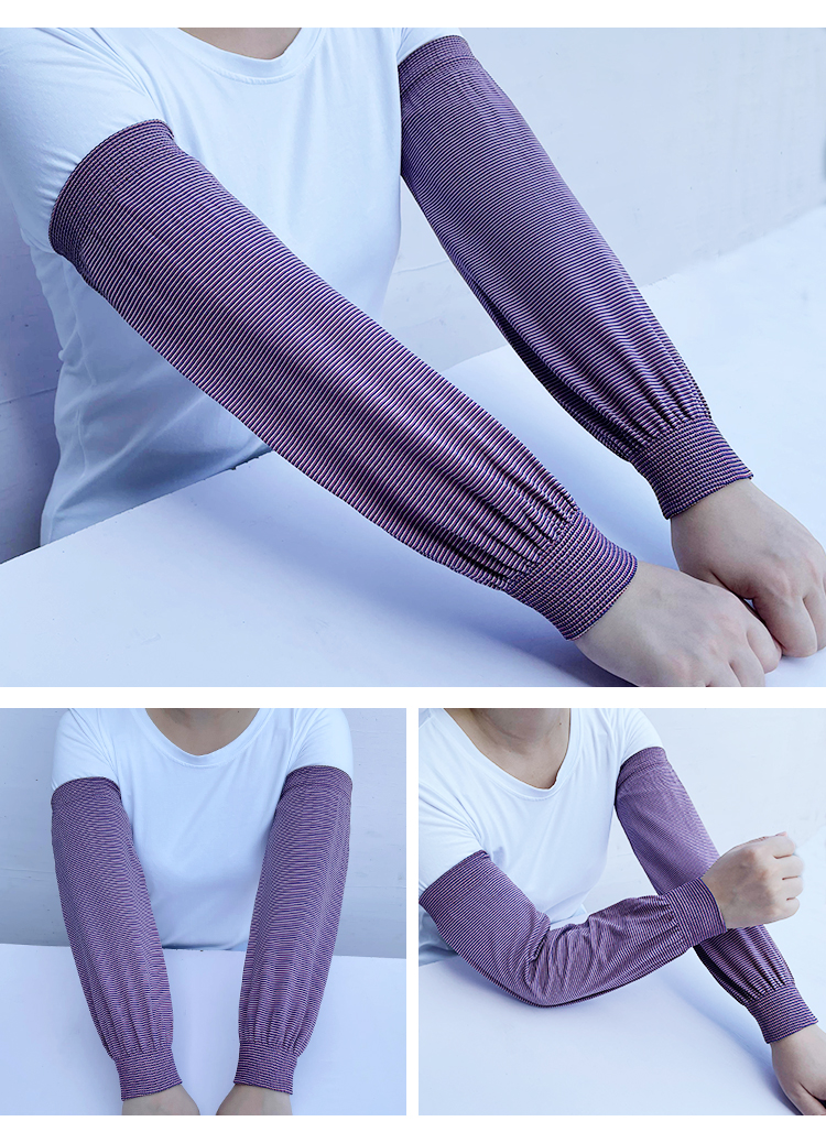 珂梵图棉袖套男女长款弹力棉户外工作护袖成人夏季防晒宽松薄款手臂套